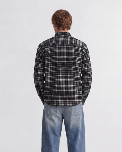 The Frederiksberg Flannel Shirt: Black
