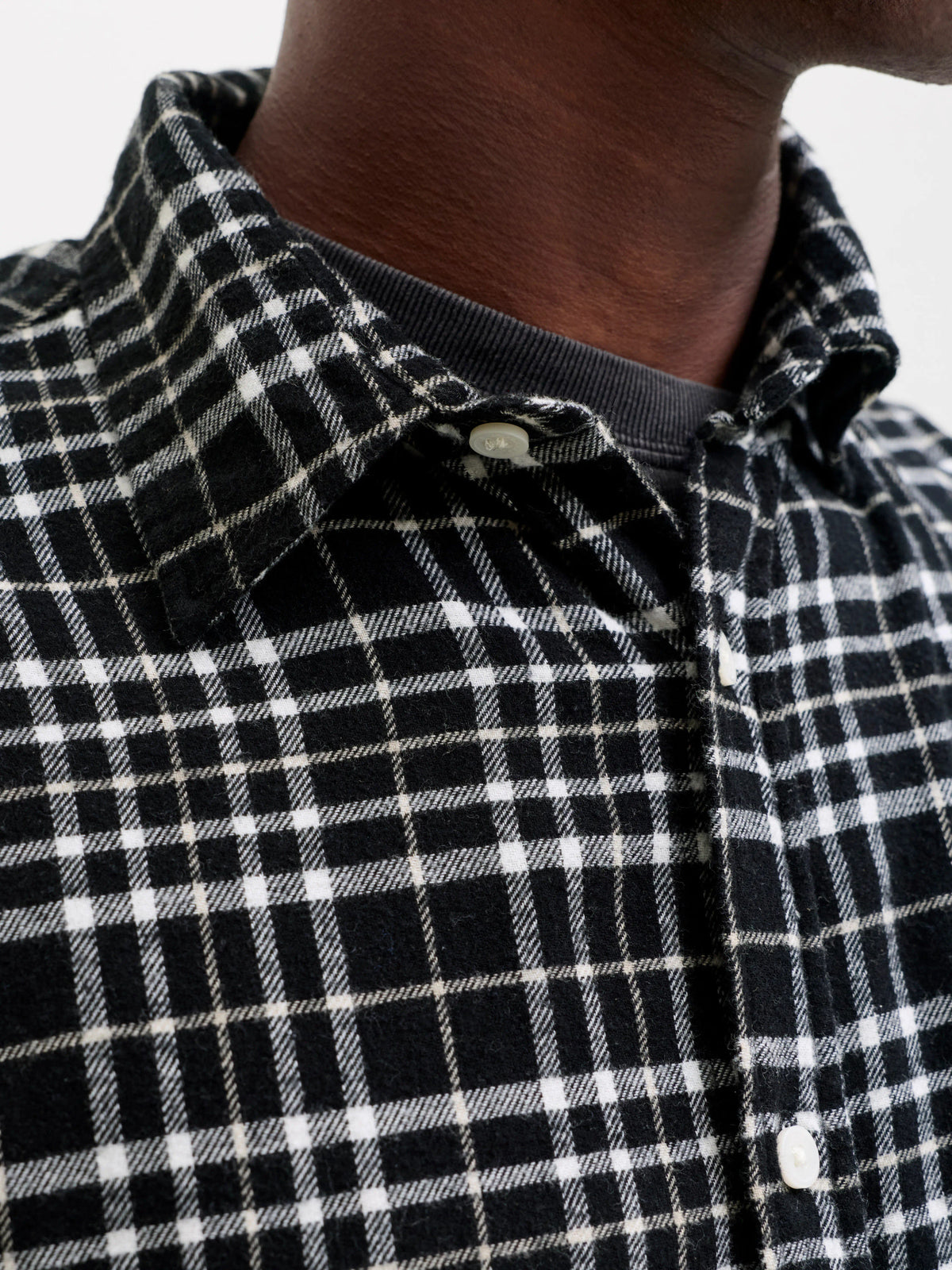 The Frederiksberg Flannel Shirt: Black
