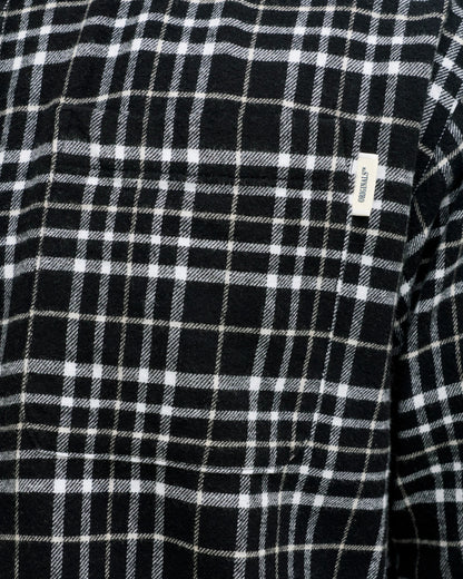 The Frederiksberg Flannel Shirt: Black