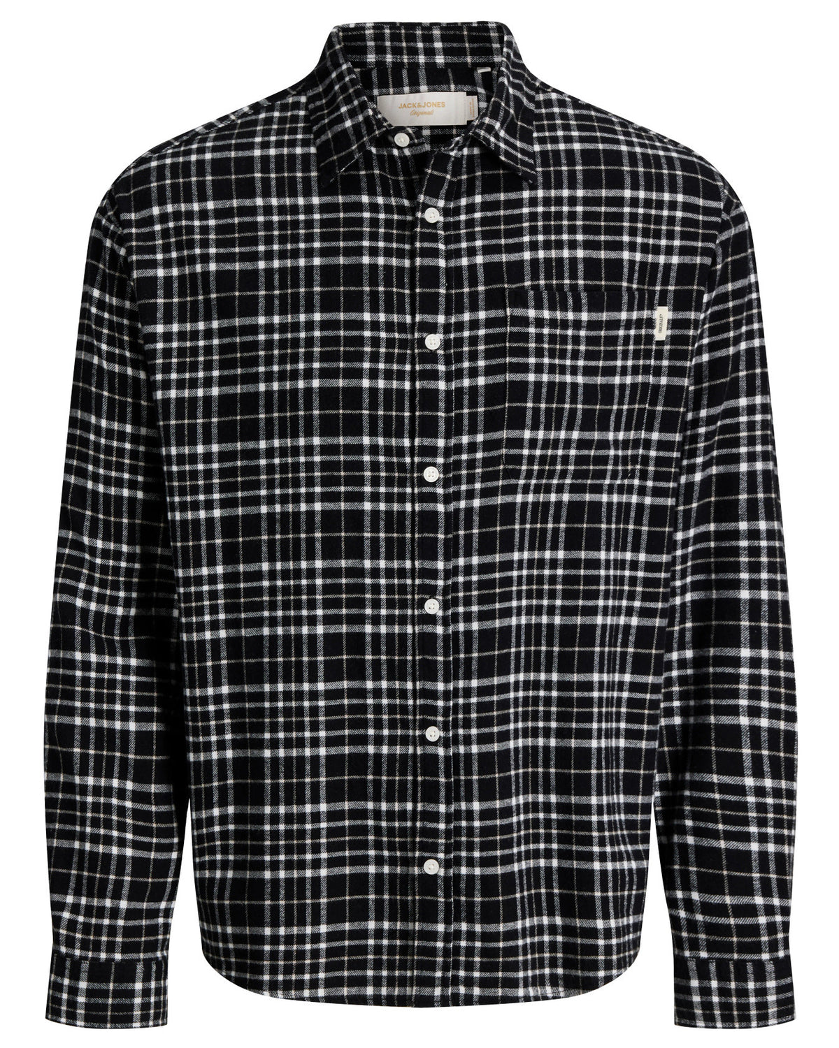 The Frederiksberg Flannel Shirt: Black