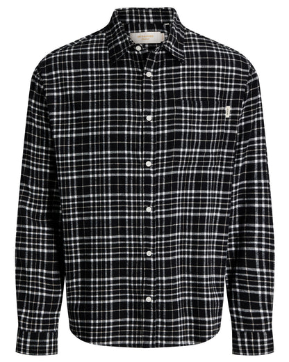 The Frederiksberg Flannel Shirt: Black