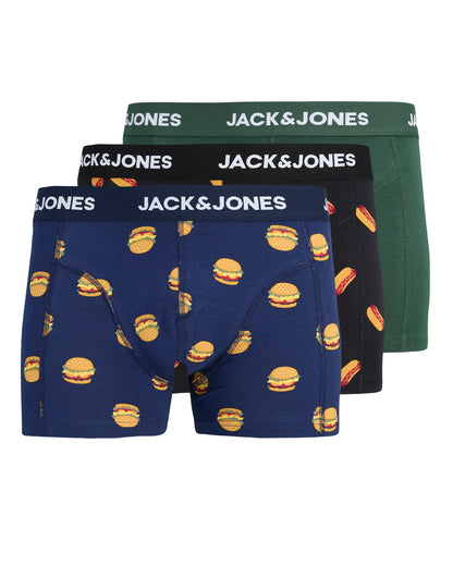 Hamburgers + Hot Dogs 3-Pack Trunks