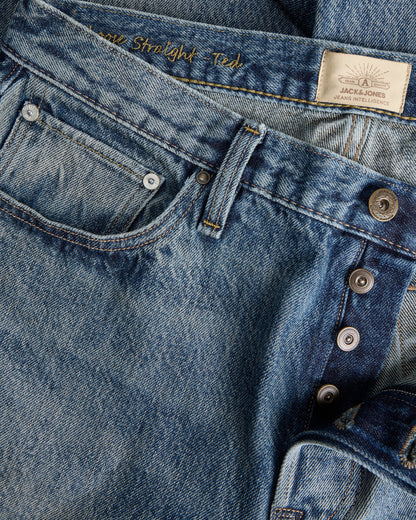 The Ted Button Loose Straight Leg Jeans