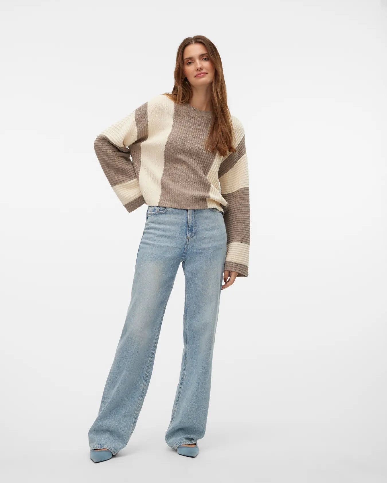 The Gigi Vertical Striped Sweater - 2 COLORS