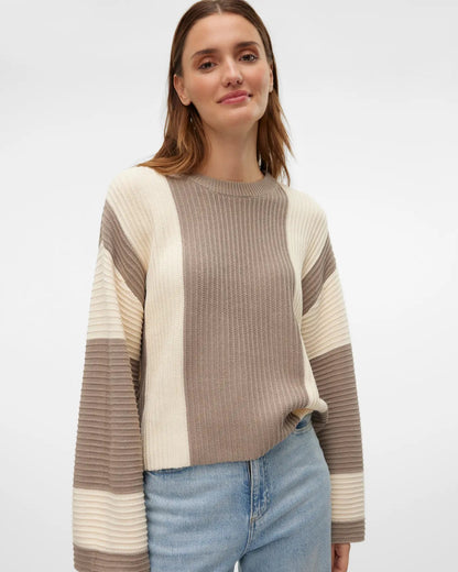 The Gigi Vertical Striped Sweater - 2 COLORS