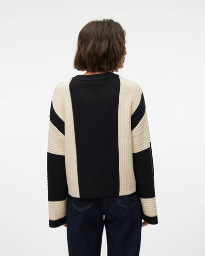 The Gigi Vertical Striped Sweater - 2 COLORS