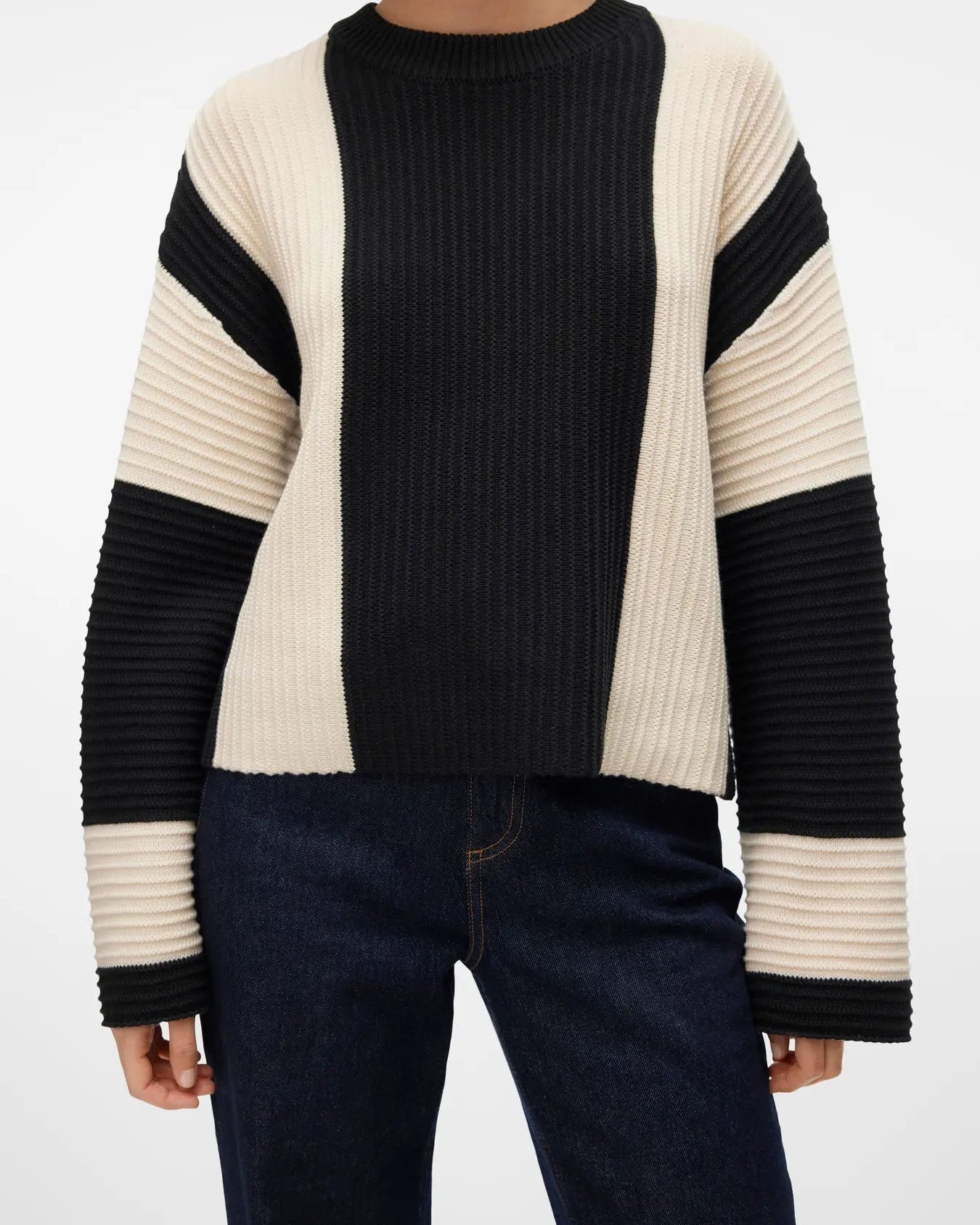 The Gigi Vertical Striped Sweater - 2 COLORS