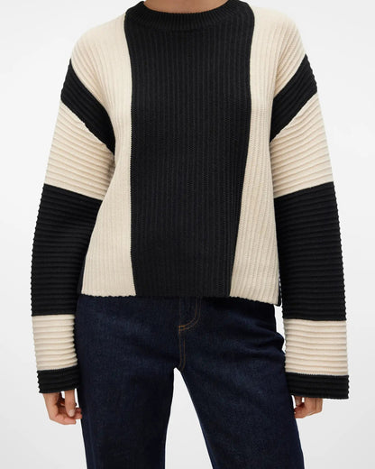 The Gigi Vertical Striped Sweater - 2 COLORS