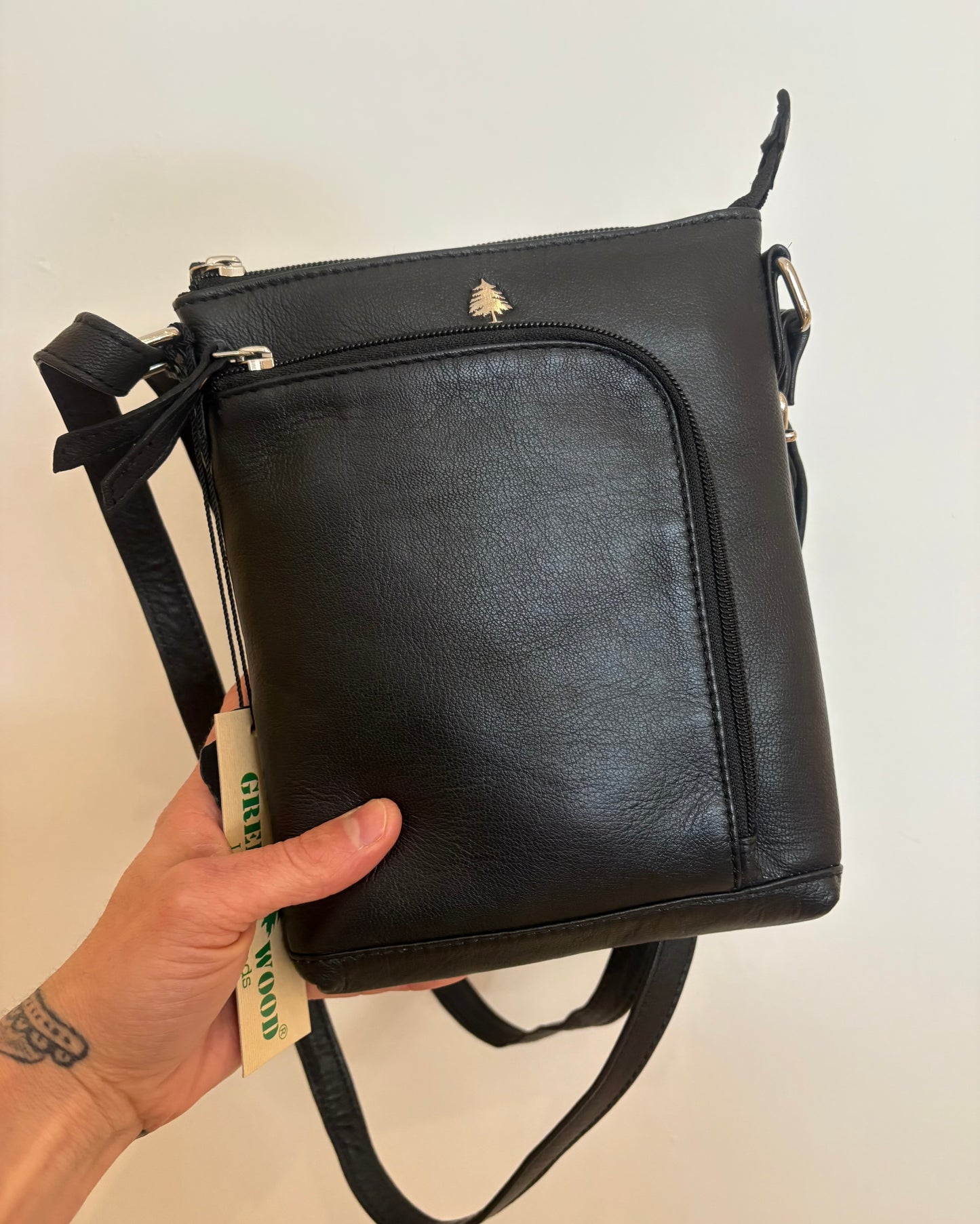 Iris Leather Crossbody Bag: 2 COLORS