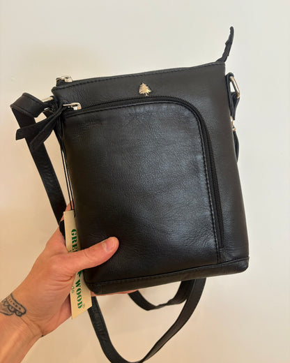 Iris Leather Crossbody Bag: 2 COLORS