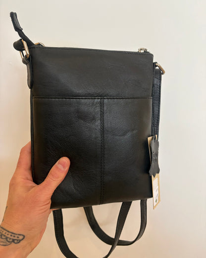 Iris Leather Crossbody Bag: 2 COLORS