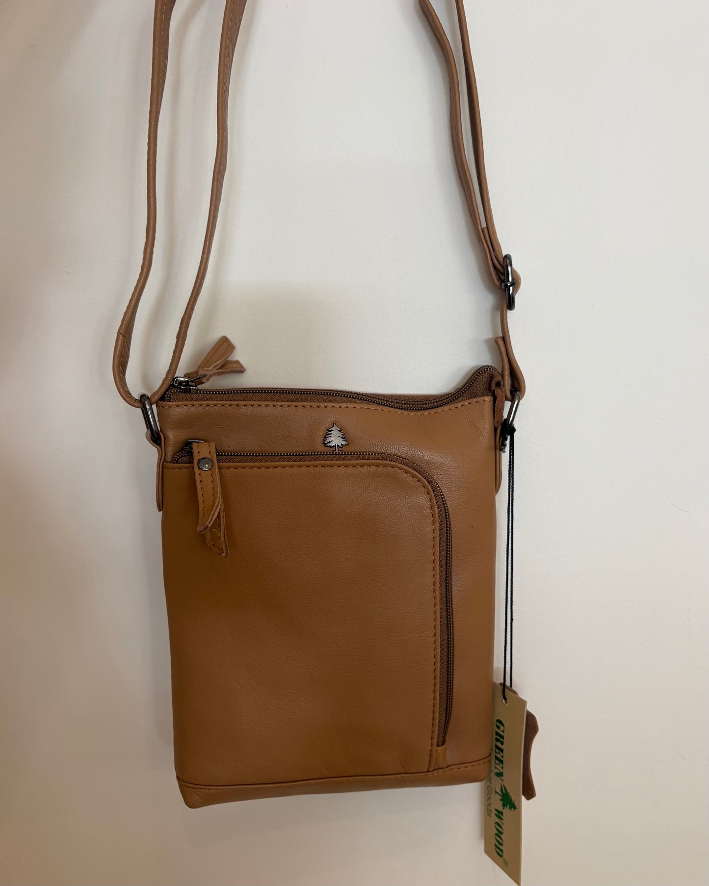 Iris Leather Crossbody Bag: 2 COLORS
