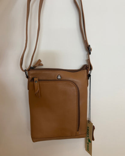 Iris Leather Crossbody Bag: 2 COLORS