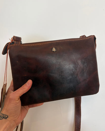 Mary Women's Leather Crossbody Wallet Purse: 2 COLORS