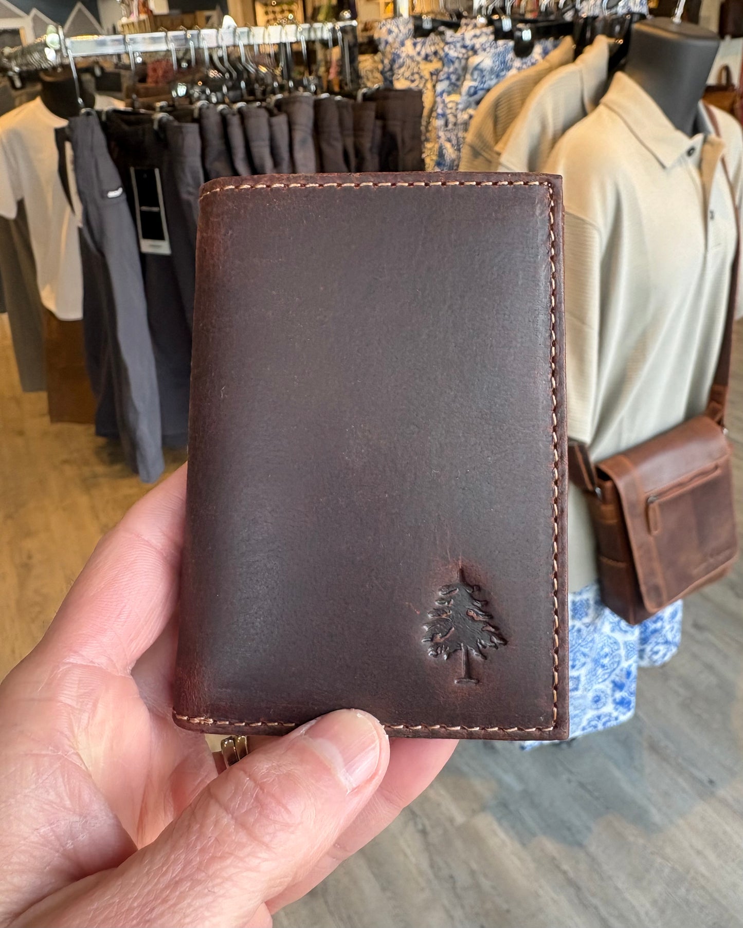 Wellington Men’s Tri-Fold Leather Wallet