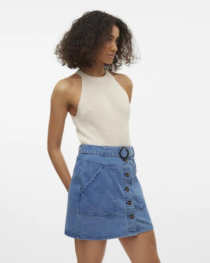 The Crete Knitted Short Top