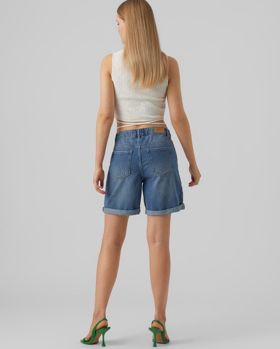 The Karlie Medium Wash Mr. Shorts