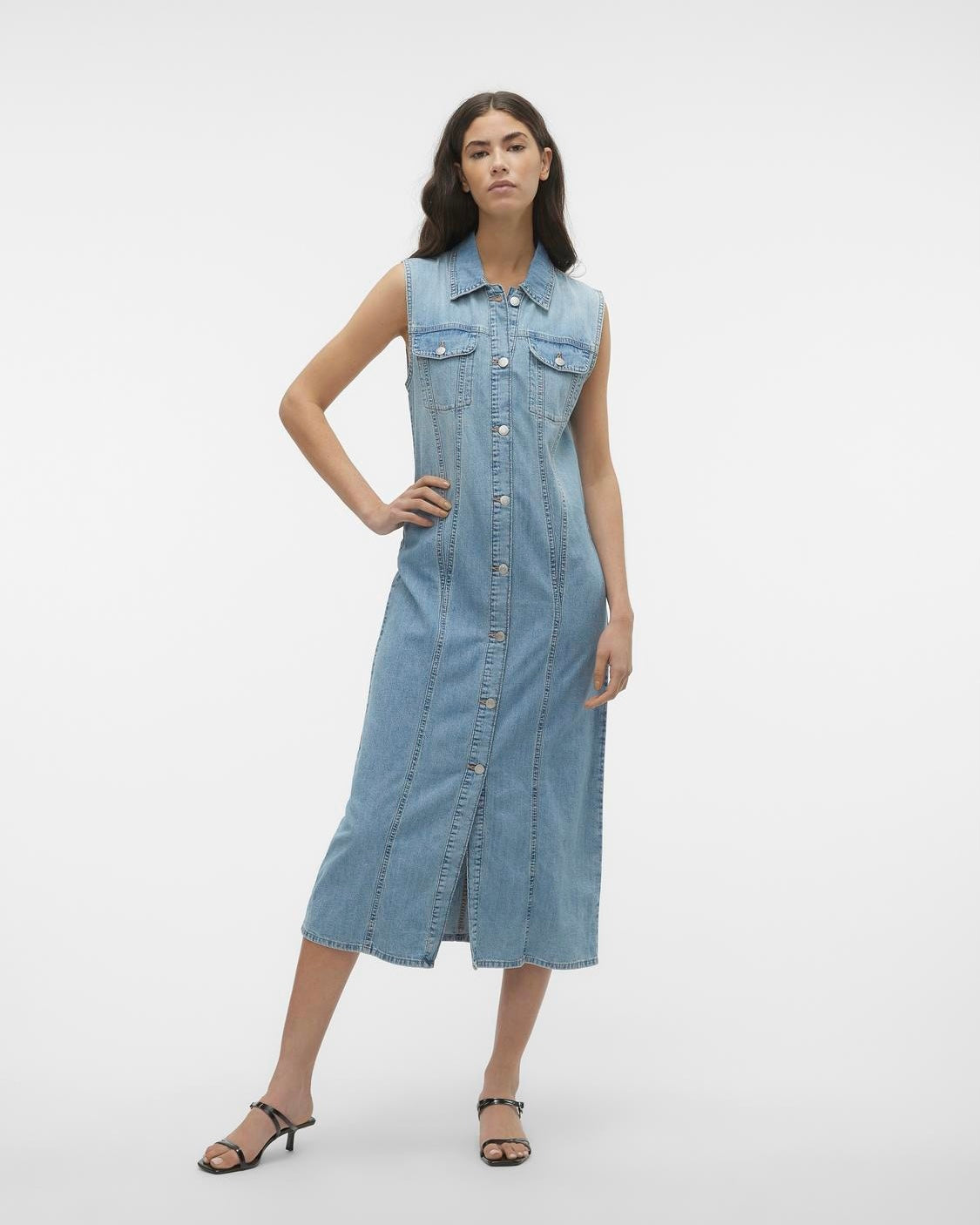 The Zadie Long Denim Dress