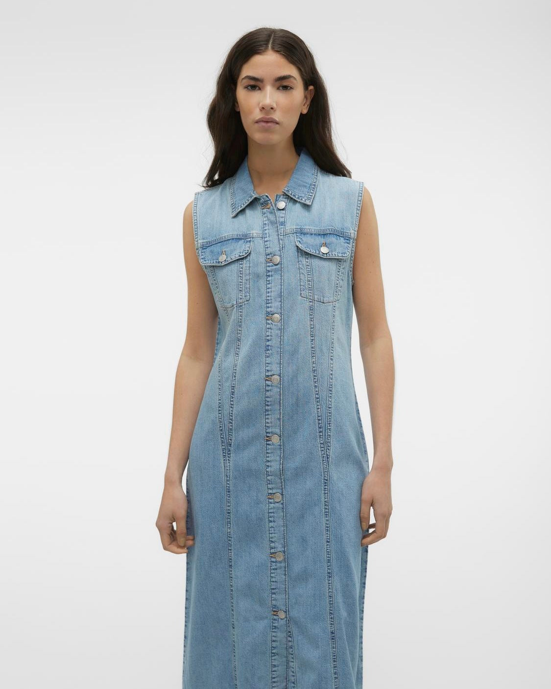 The Zadie Long Denim Dress