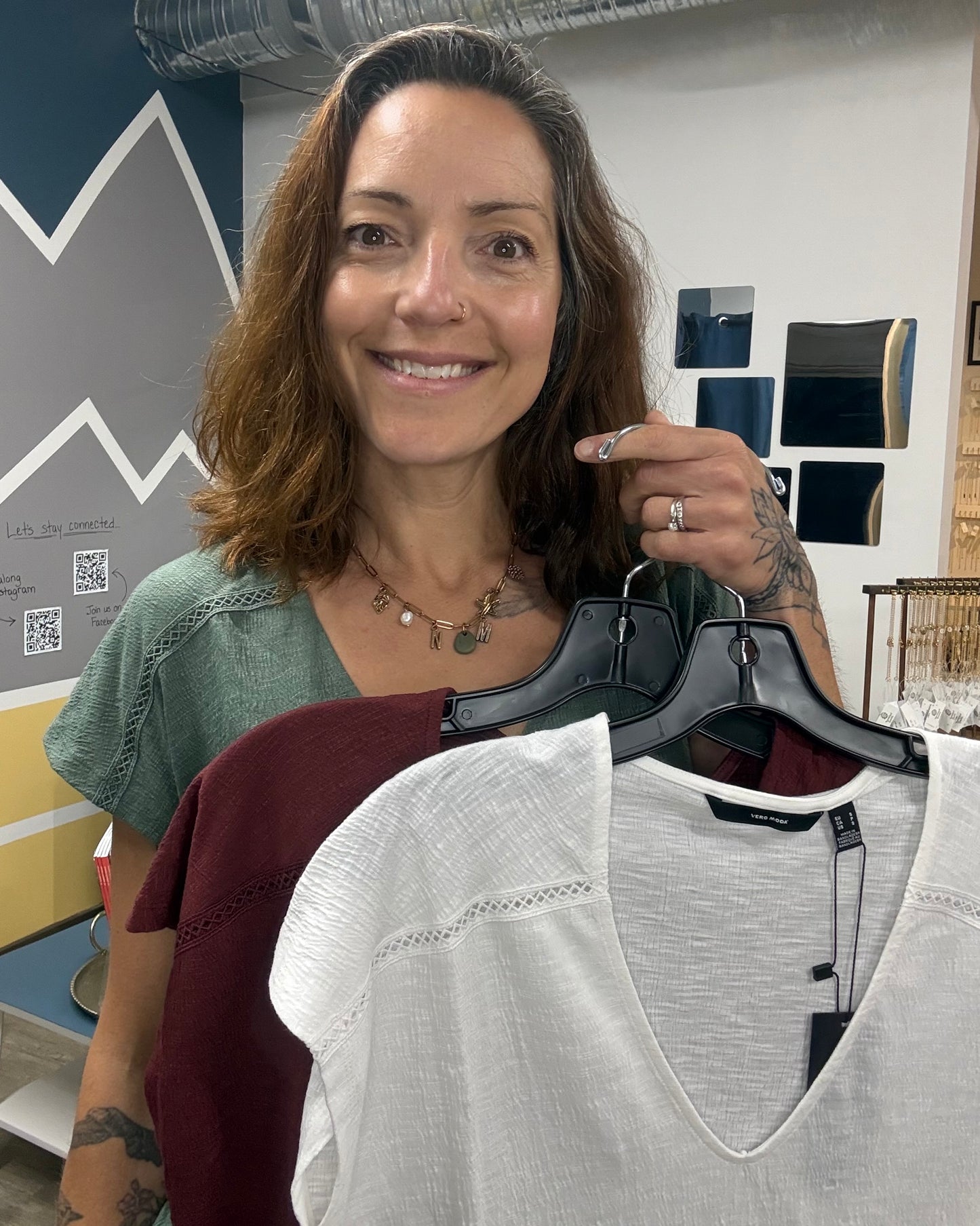 The Lydia V-Neck Top: 3 COLORS
