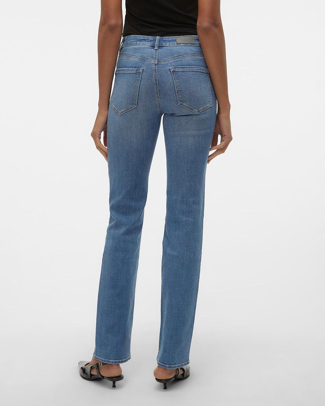 The Flash Mid Rise Straight Leg Jean