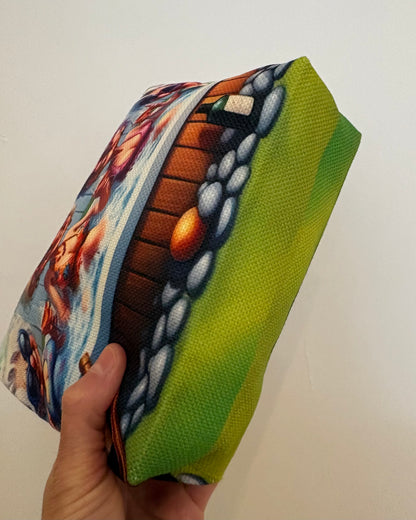 Hot Tub + Wine Cosmetic Bag