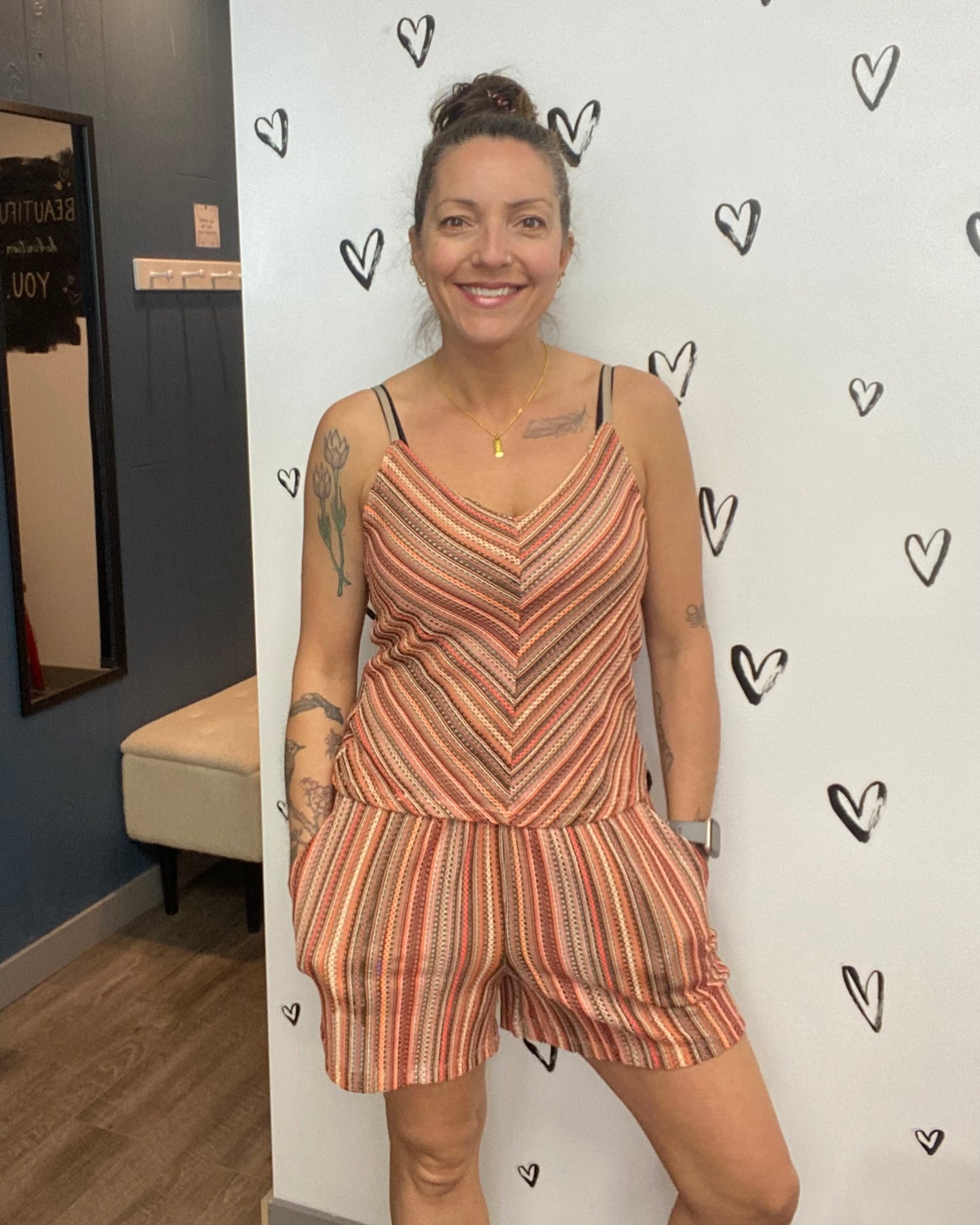 The Demi Striped Shorts