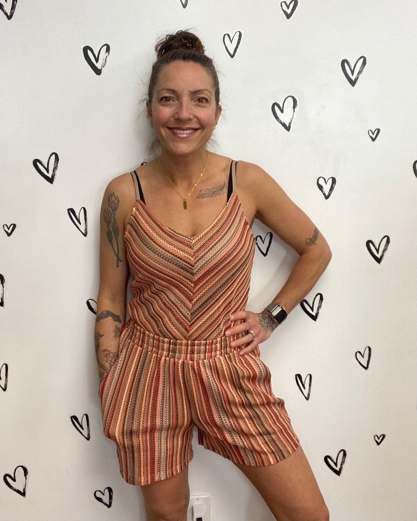 The Demi Striped Shorts