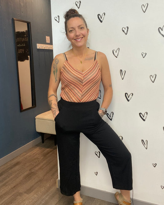 The Easy Joy High Waist Culotte Pants