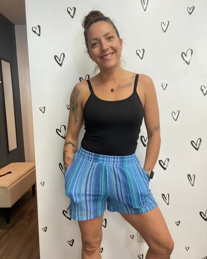 The Demi Striped Shorts
