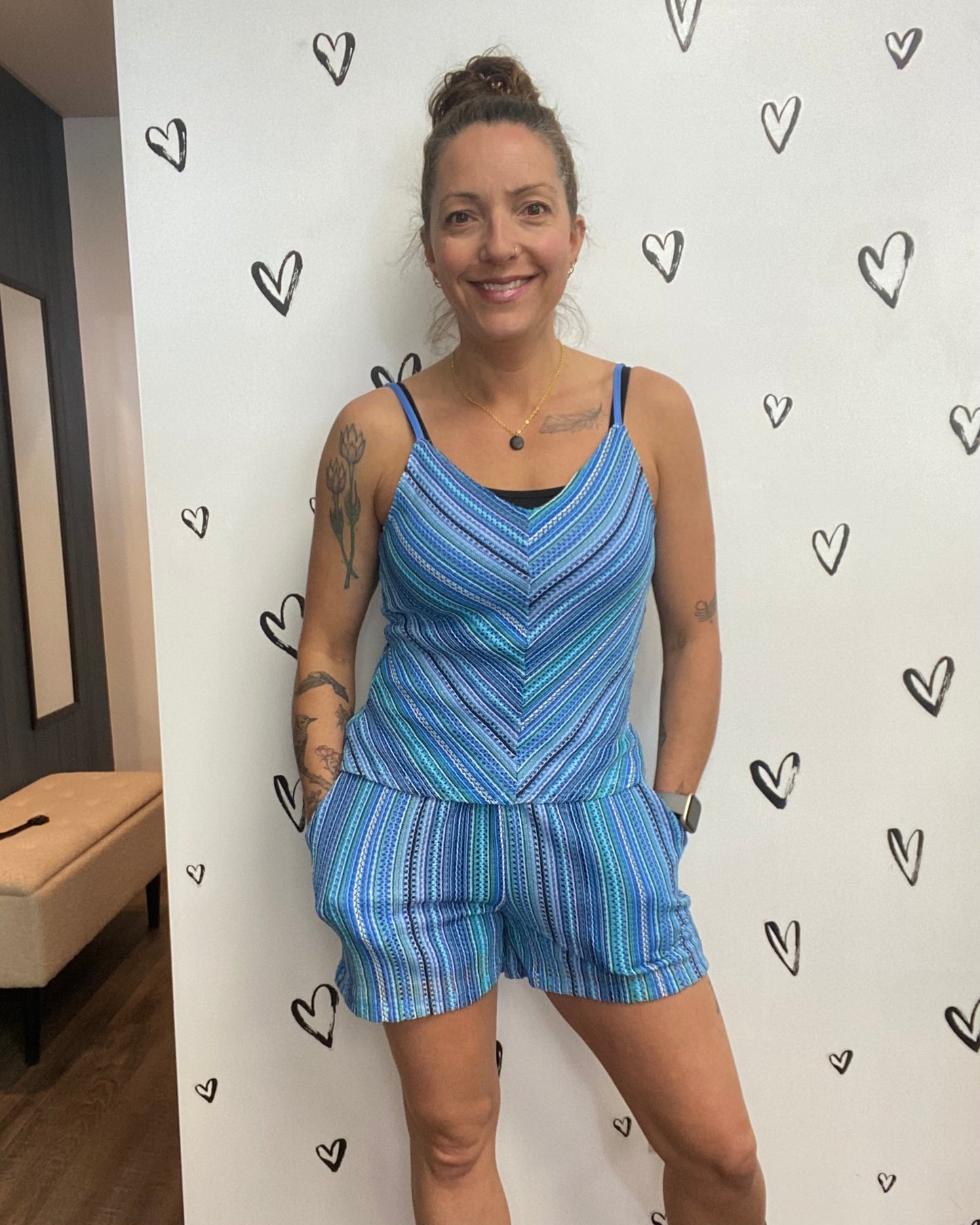 The Demi Striped Shorts
