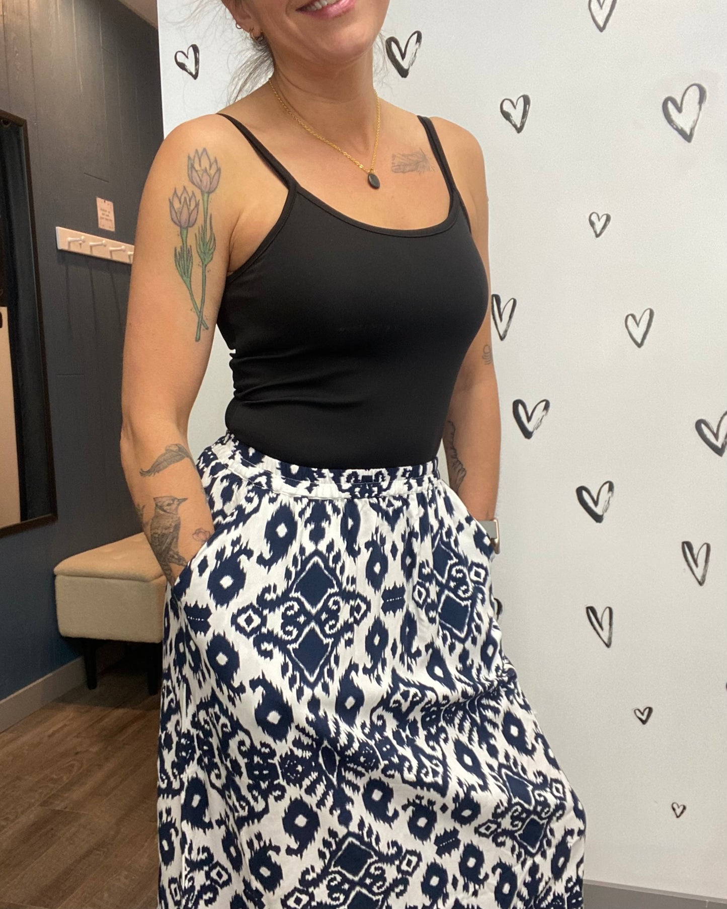 The Easy Joy Maxi Slit Skirt