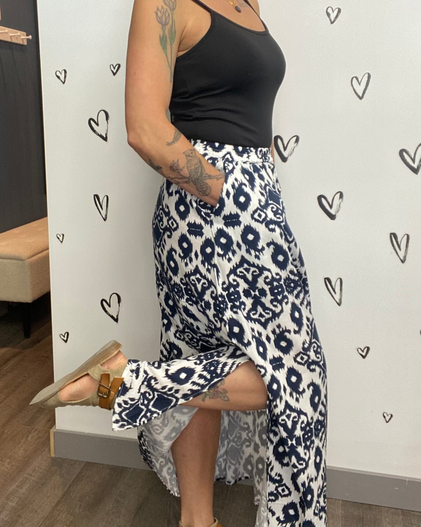 The Easy Joy Maxi Slit Skirt