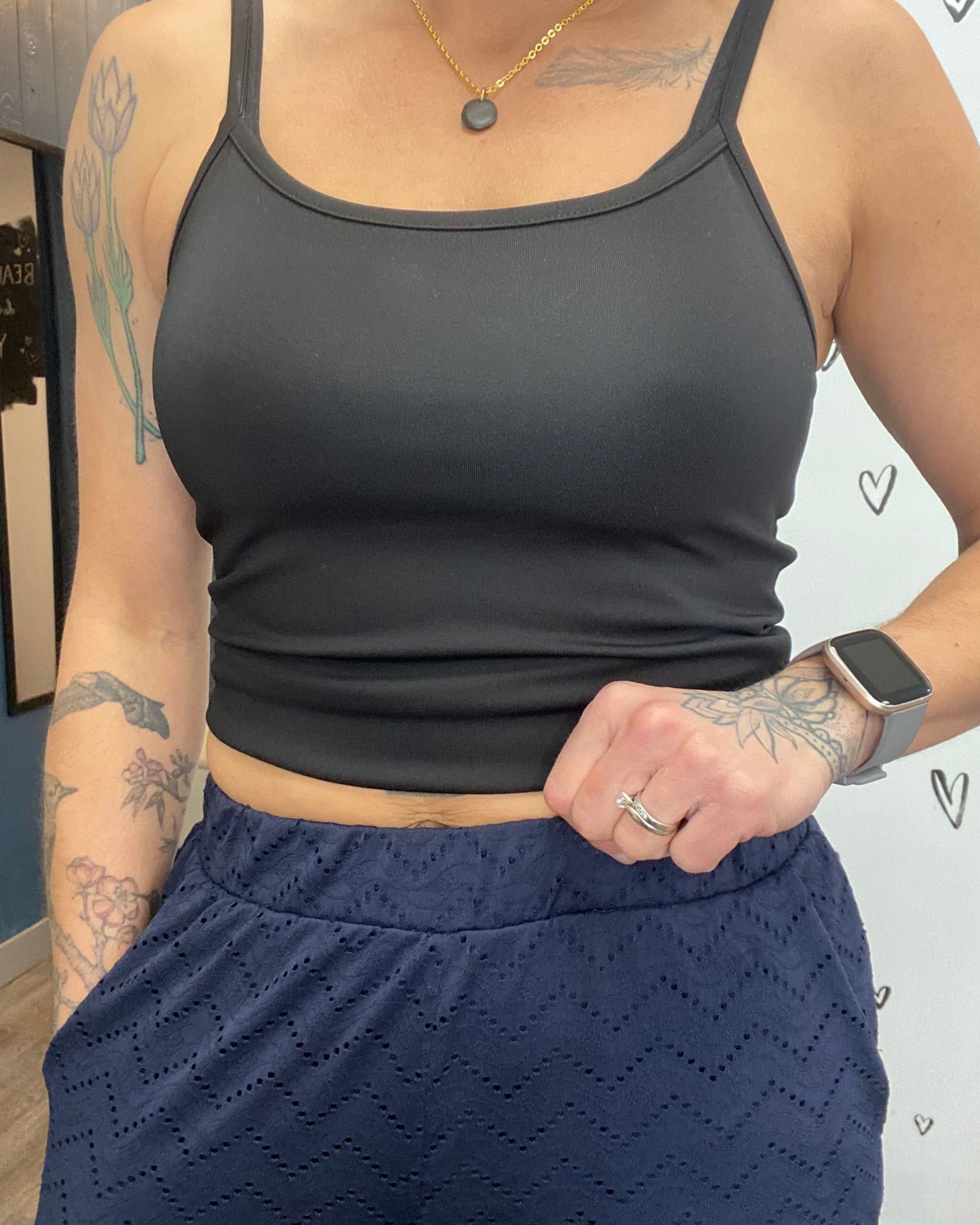 The Thas Eyelet Wide Leg Pants