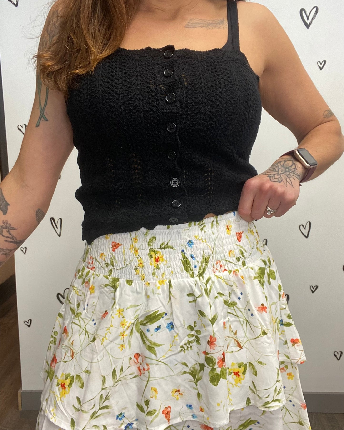 The Easy Joy High Waist Skater Skirt
