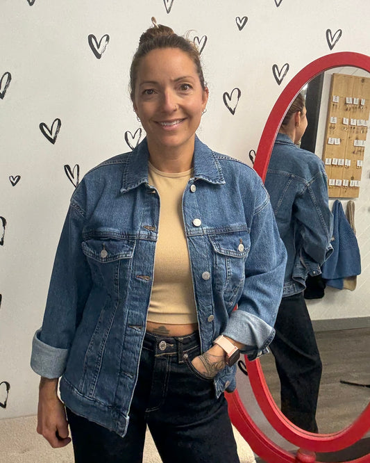 The Tessa Oversized Denim Jacket