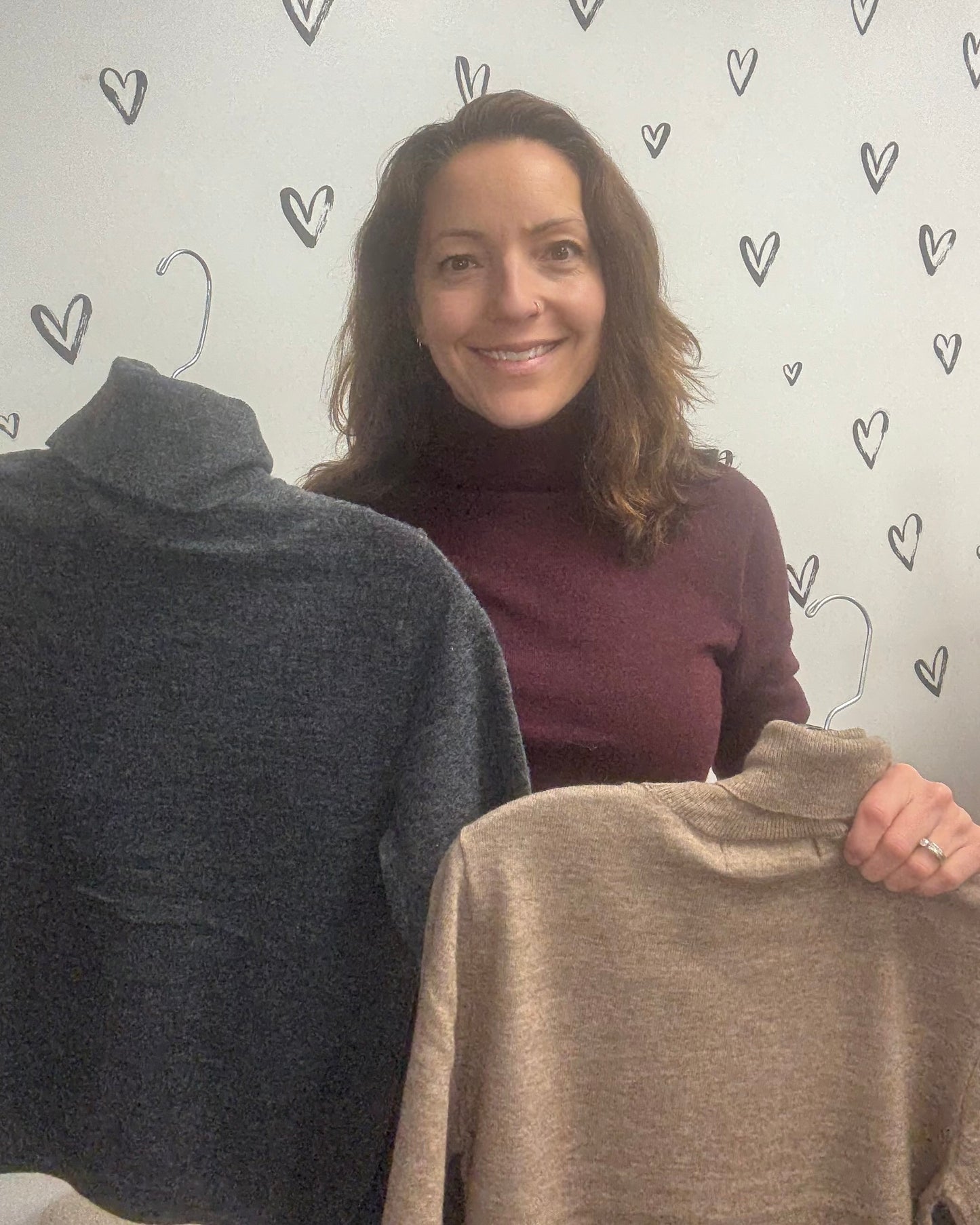 The Marina Half Sleeve Roll Neck Pullover - 3 COLORS