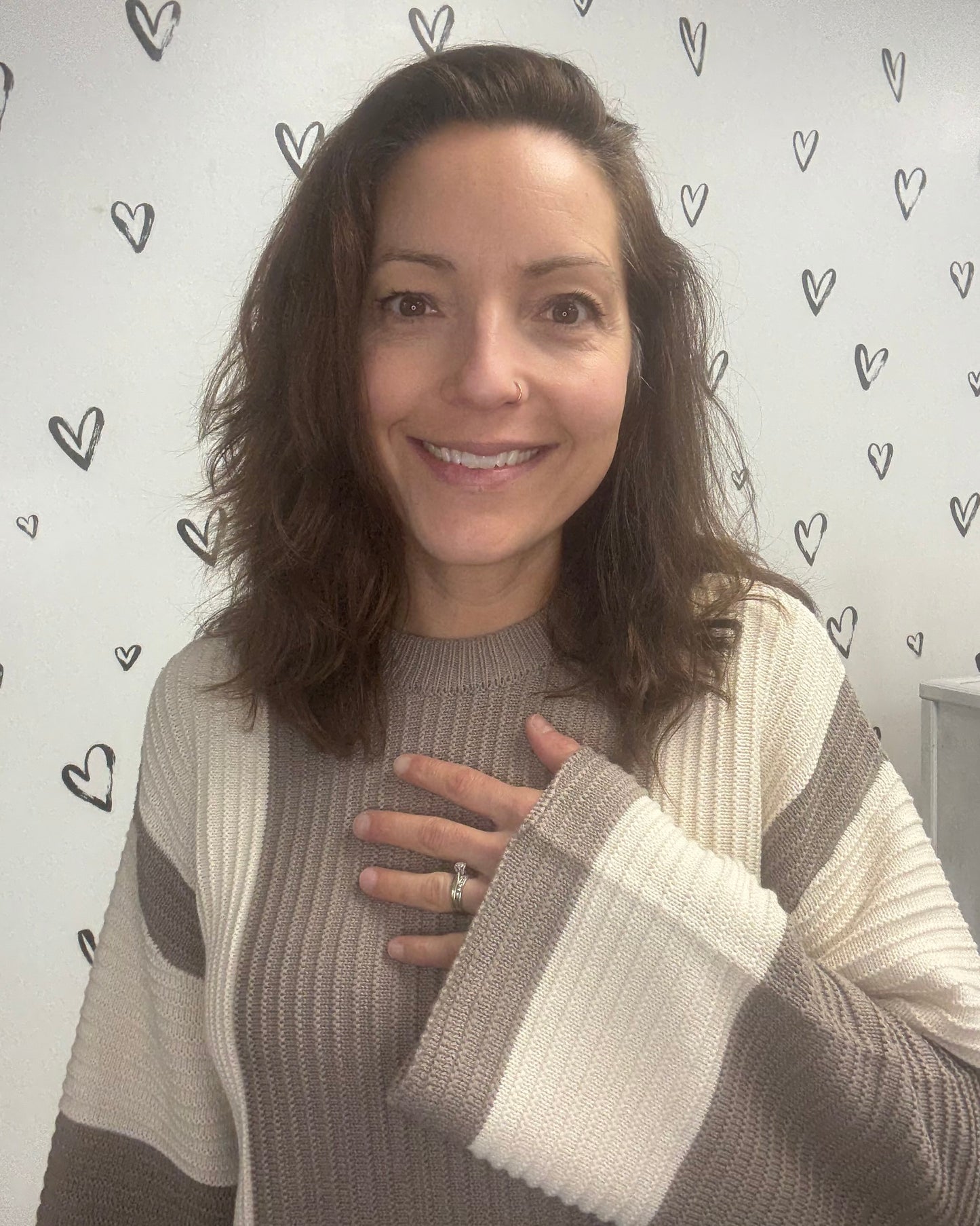 The Gigi Vertical Striped Sweater - 2 COLORS