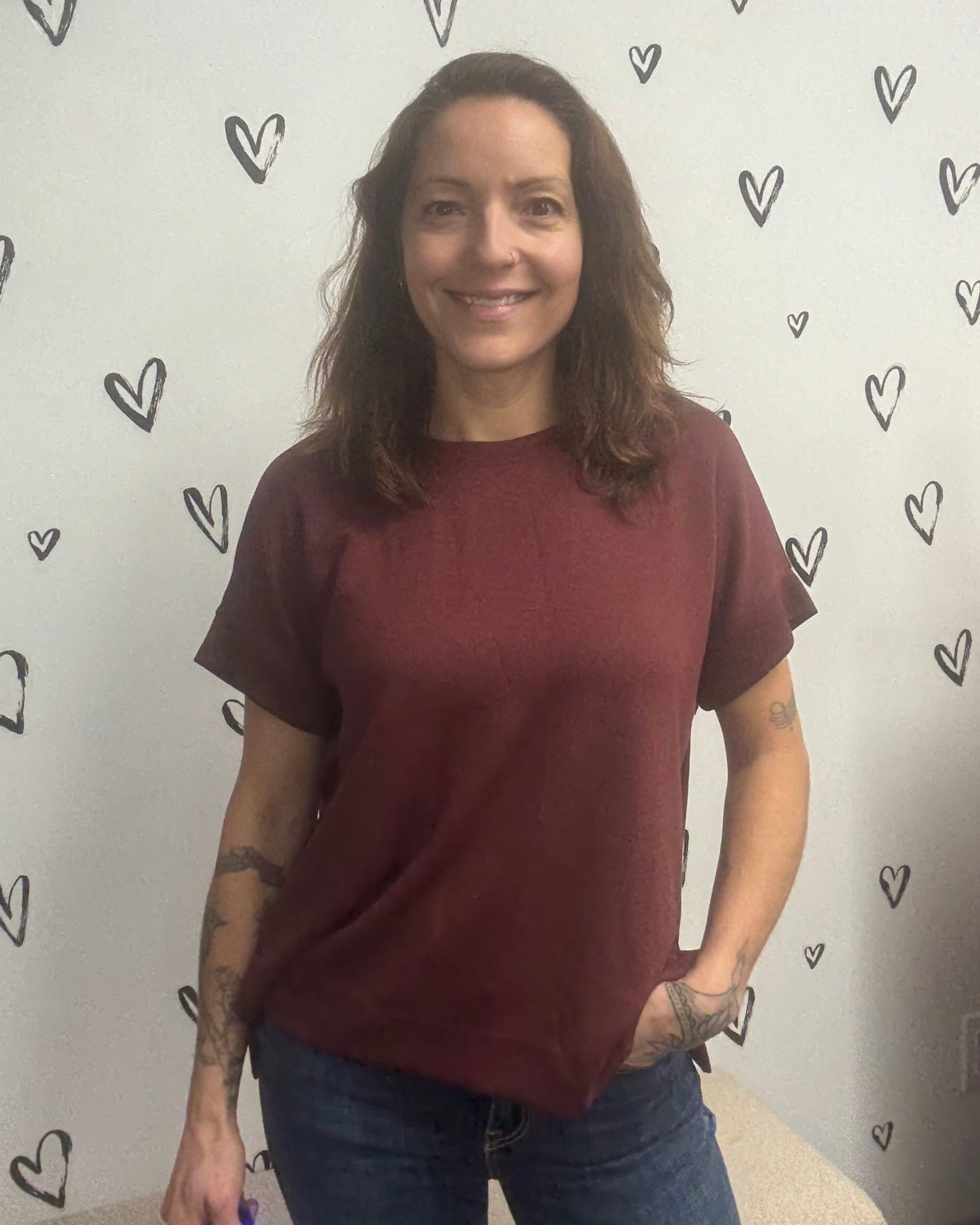 The Hali Large Hem Top