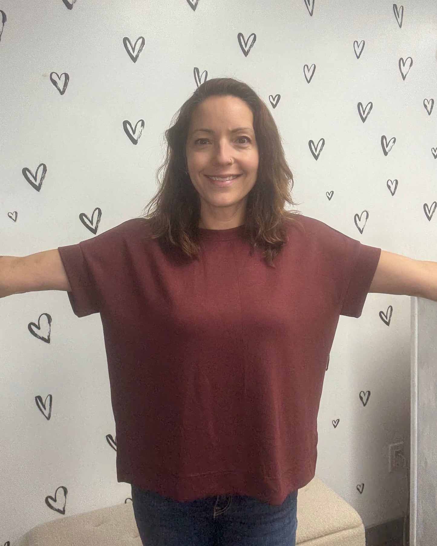 The Hali Large Hem Top