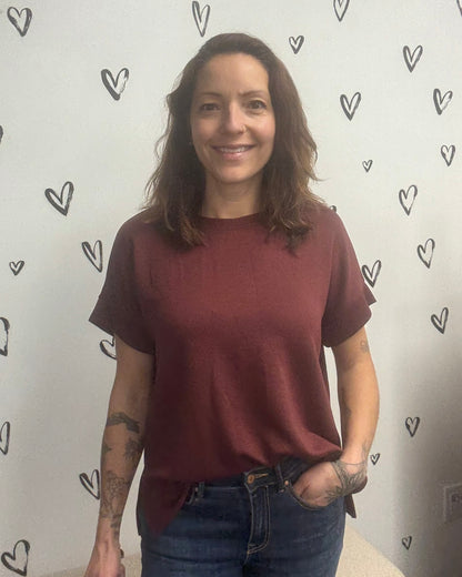 The Hali Large Hem Top