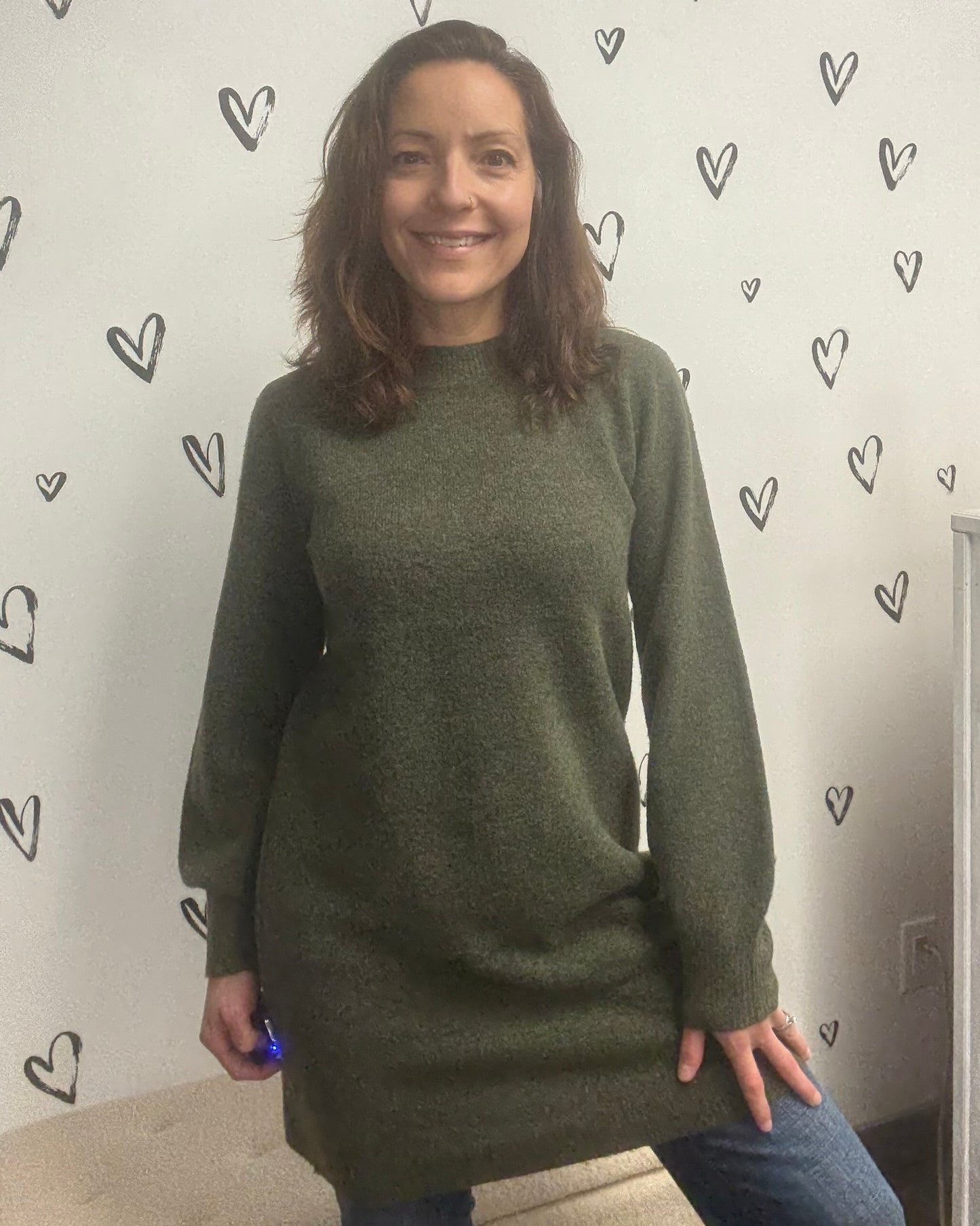 The Besti Long Sleeve Sweater Dress