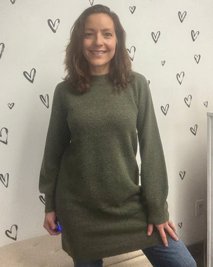 The Besti Long Sleeve Sweater Dress