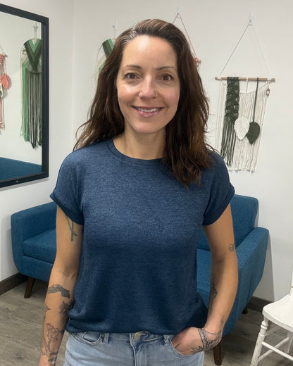 The Brianna Short Sleeve Round Neck Top