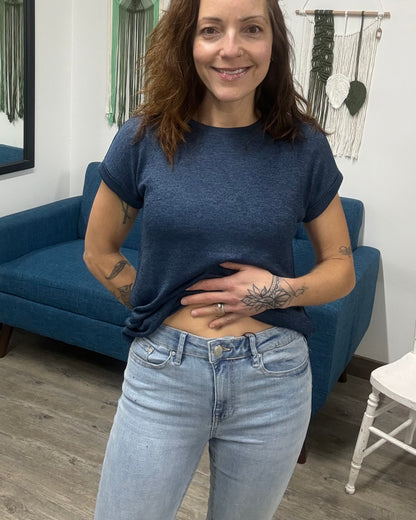 The Flash Mid Rise Light Blue Straight Jean