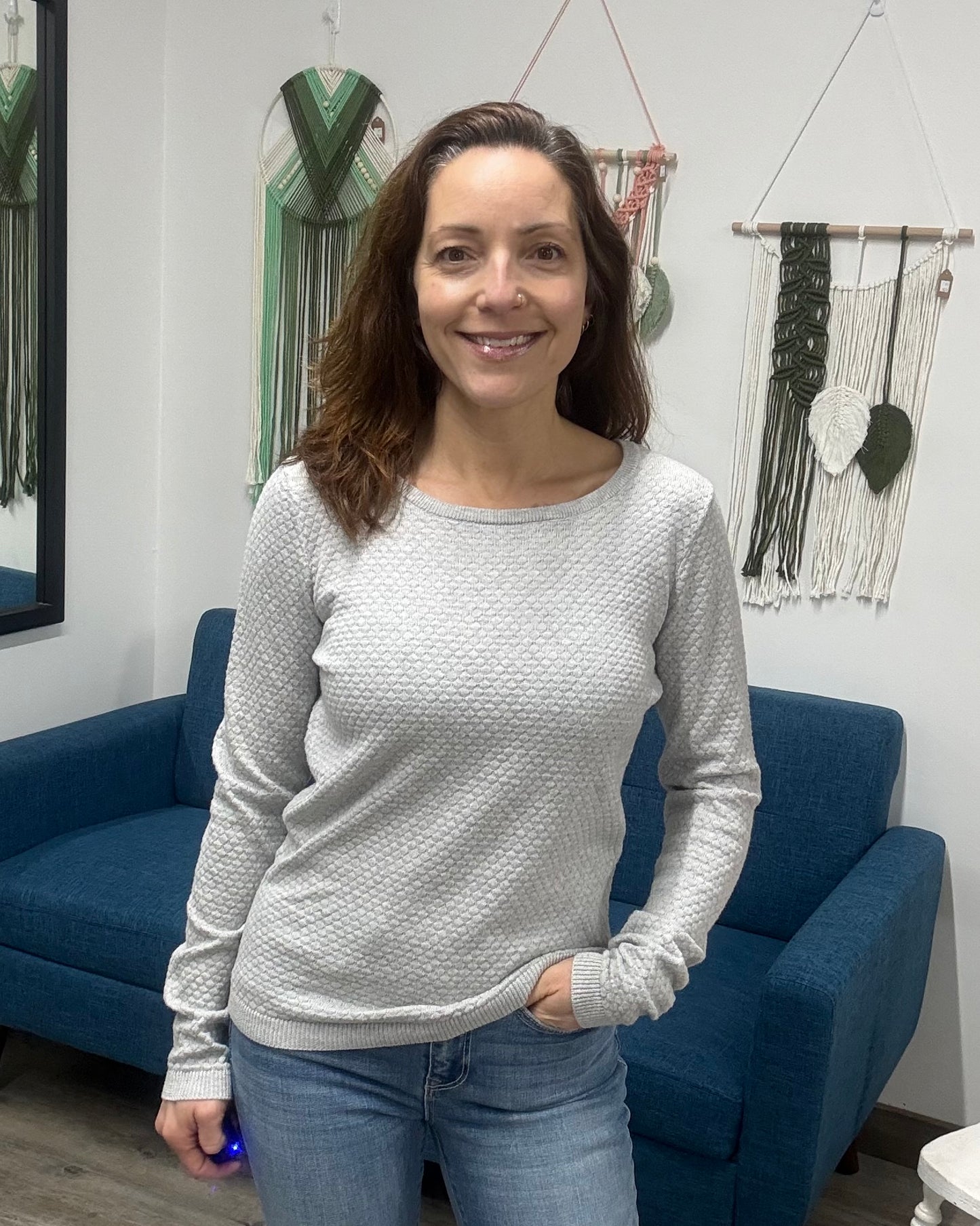 The Care Long Sleeve Round Neck Top