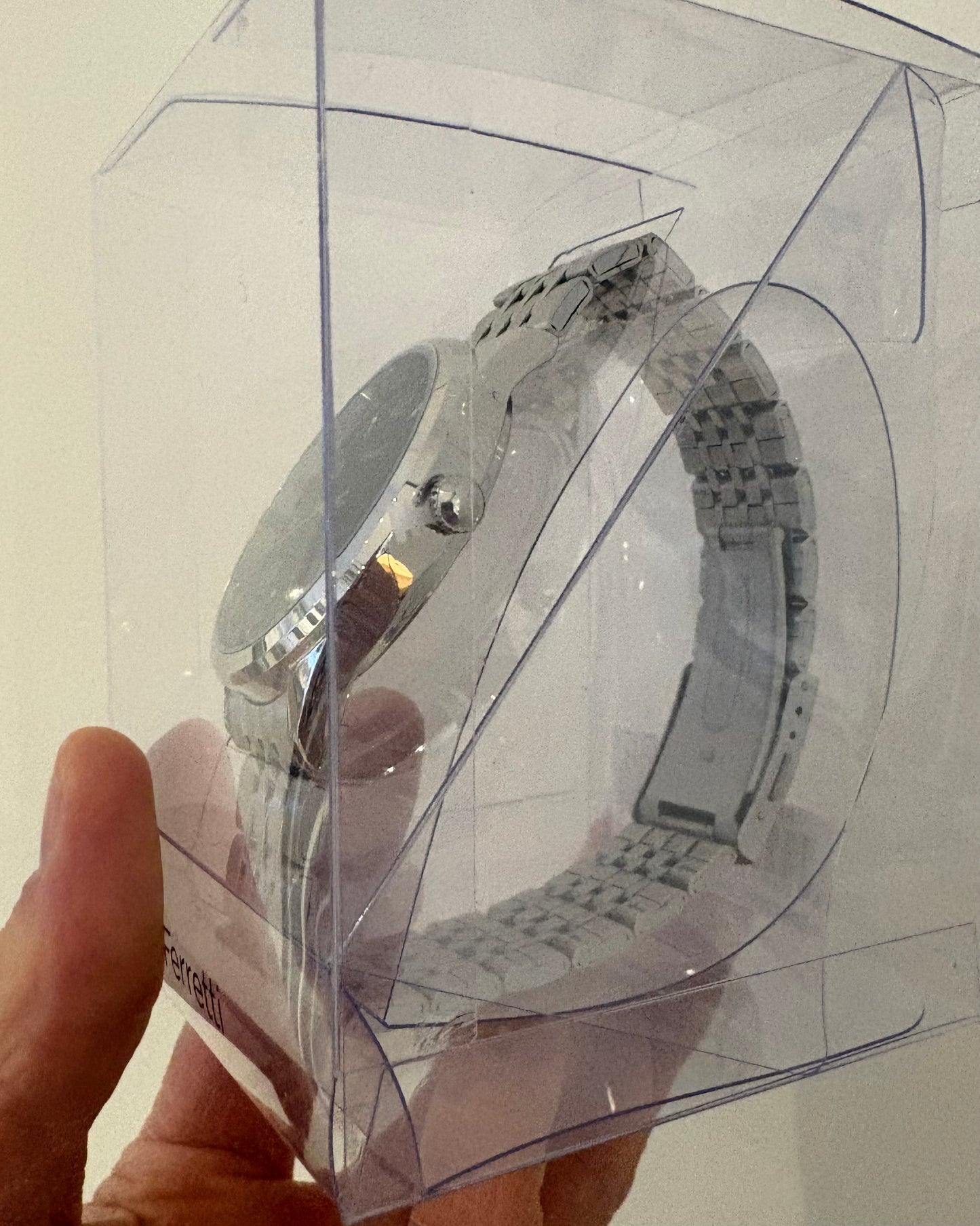 Men's Silver Classic Analog Watch