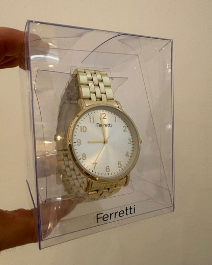 Women's Gold + Silver Face Watch