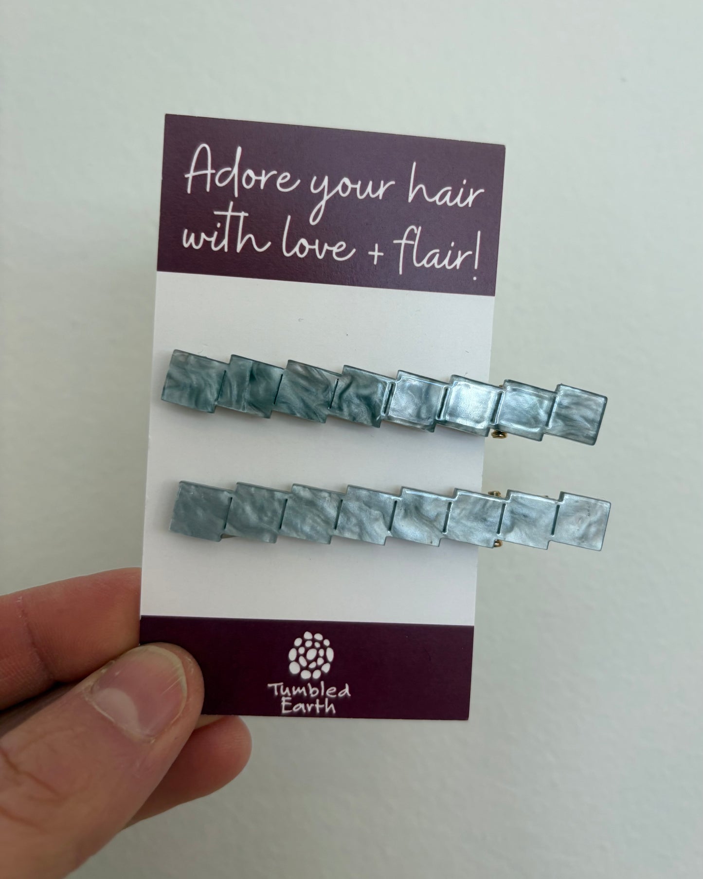 Pearl Square Hair Clips