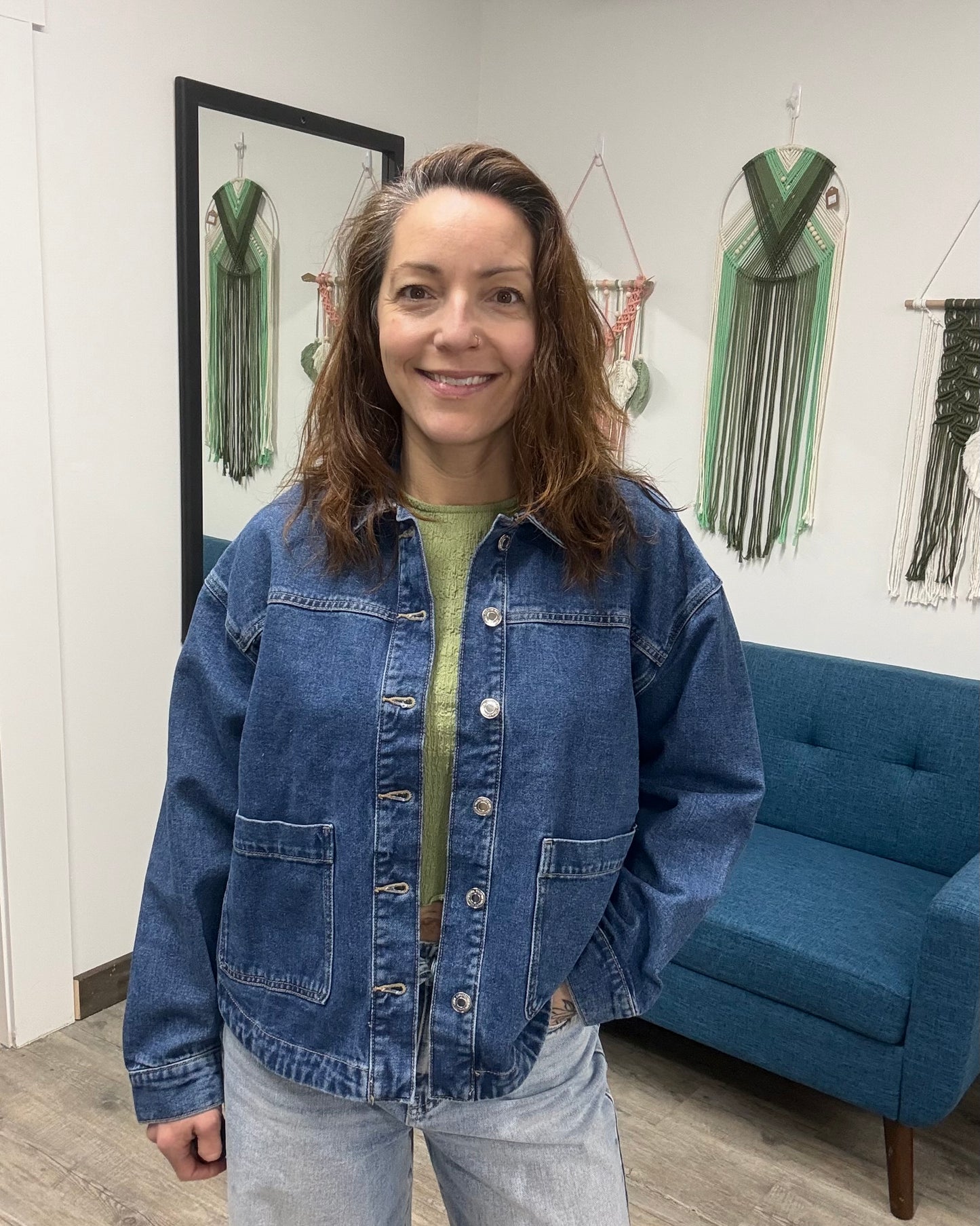 The Jamie Denim Shacket